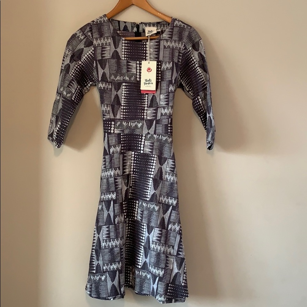 Mata Trader’s Cezanne Geo Print Dress Size XS